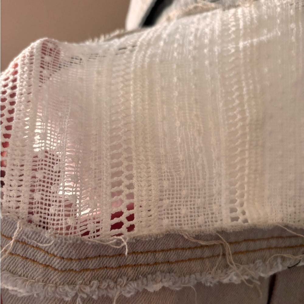 POL Patchwork Sleeveless Denim Ves - image 5